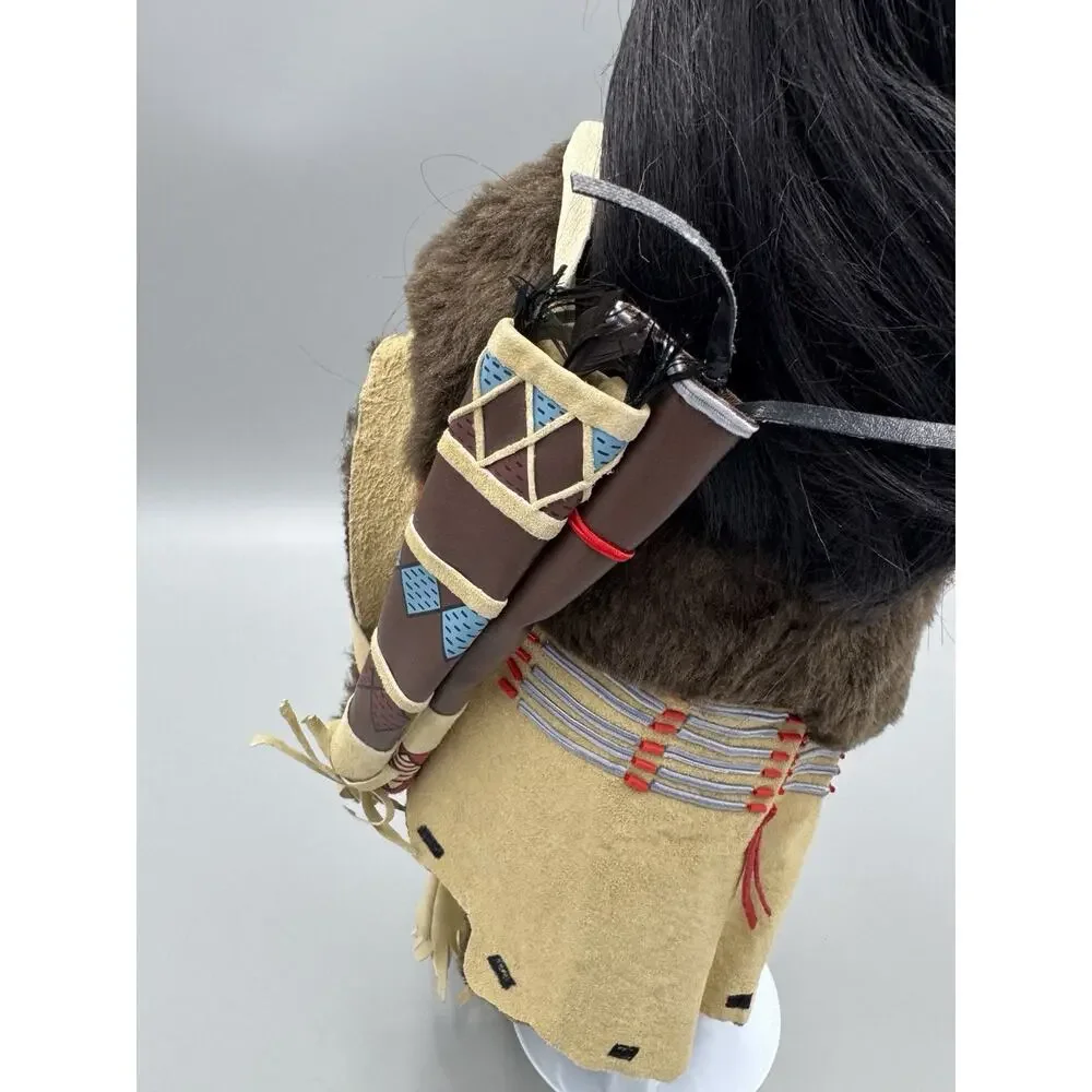 Vintage 1995 Pine Leaf Hamilton Collection Native American Doll 16”